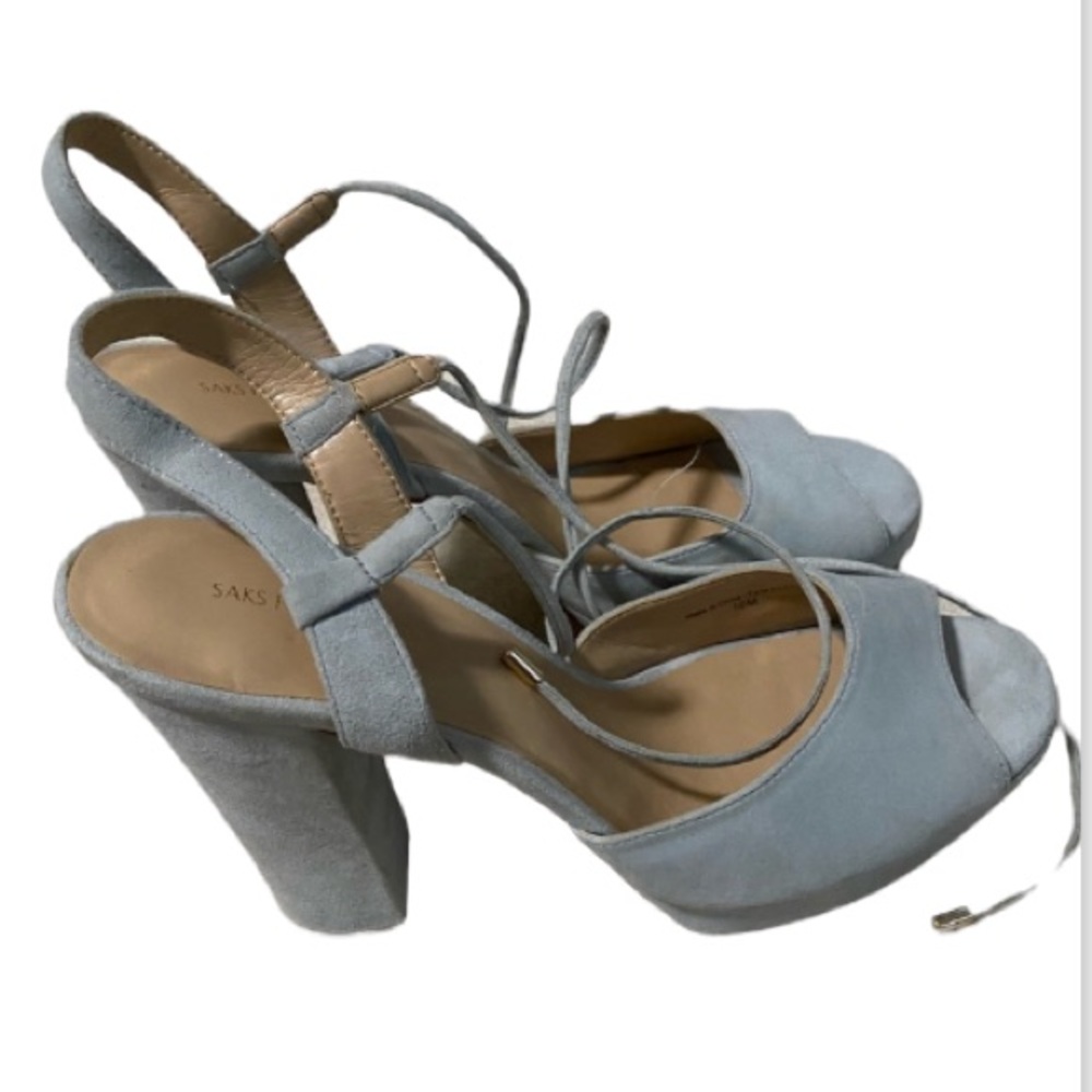 Light blue sandals
